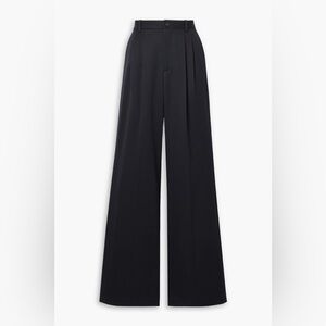 A|W 2022 Nili Lotan 100% wool high waisted wide leg trousers
